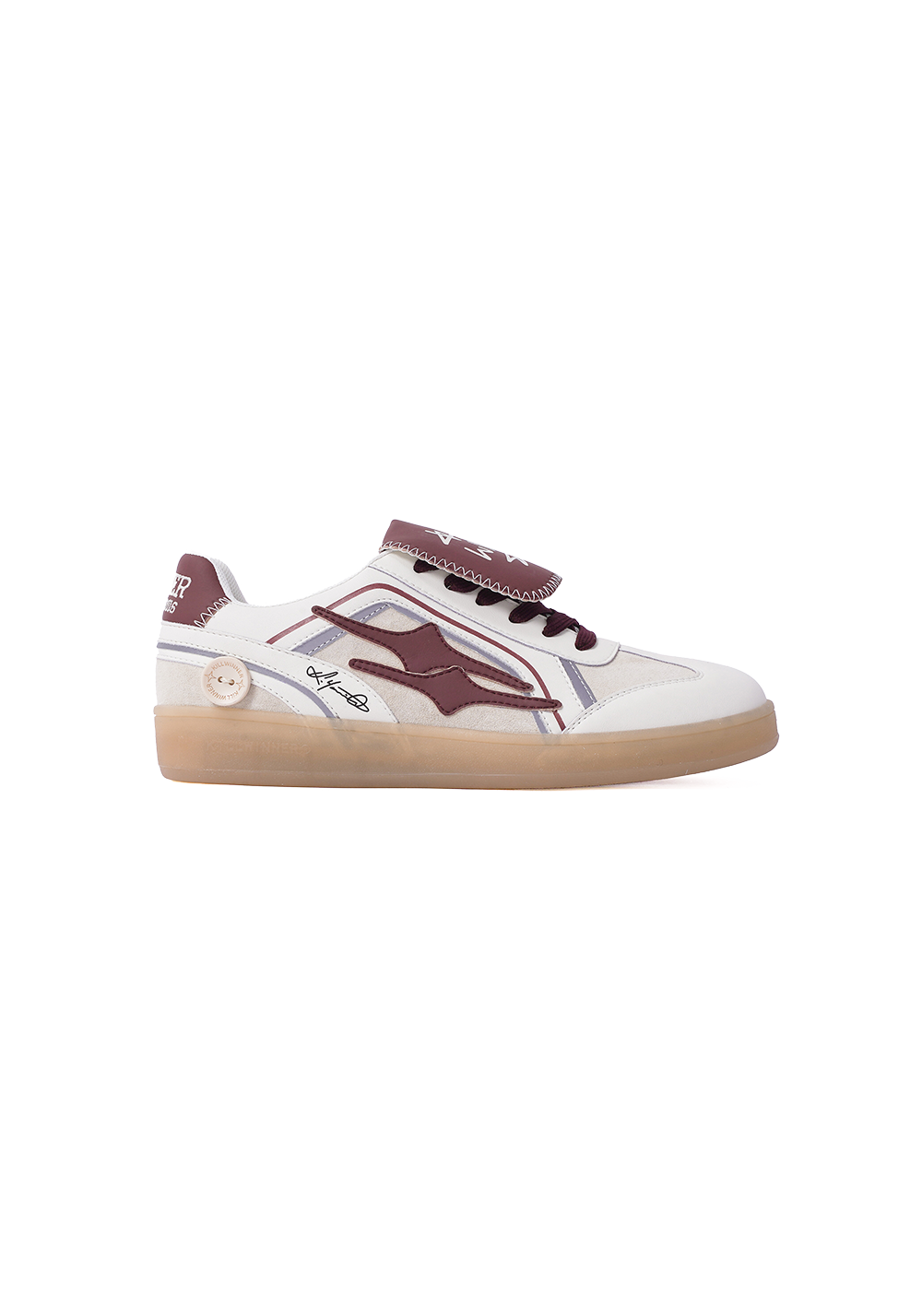 KILLWINNER丨Retro Training Sneaker-Wine Red - PSYLOS 1, KILLWINNER丨Retro Training Sneaker-Wine Red, Retro Trainers, KILLWINNER•JAPAN, PSYLOS 1